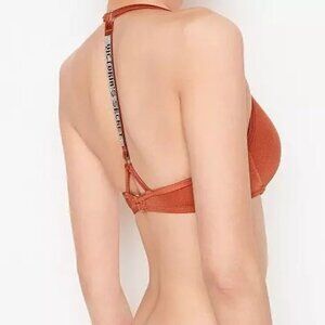 New! Victoria’s Secret Shine Strap Malibu Fabulous Push Up Swim Top 4753